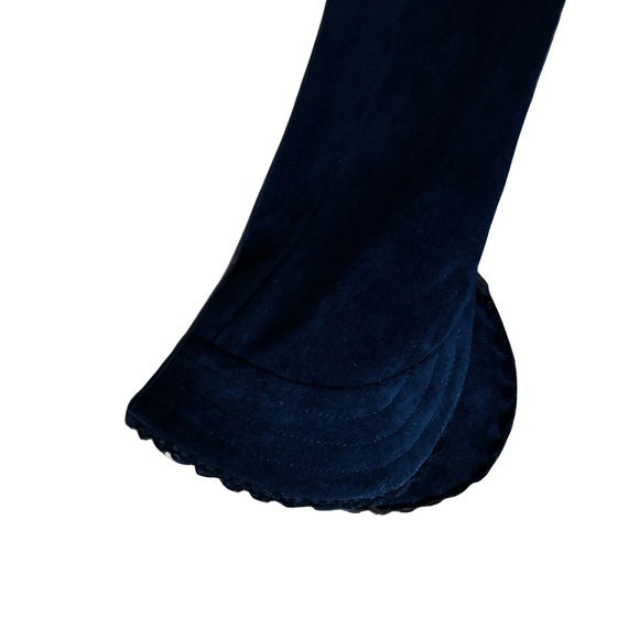 Black Sueded Jacket with Decorative Button-1980’s Vintage from Japan - Picture 3 of 5